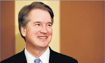  ?? JACQUELYN MARTIN/AP ?? Supreme Court nominee Brett Kavanaugh says investigat­ions can distract the president and damage the country.