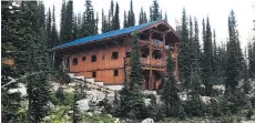  ??  ?? Kokanee Glacier Cabin in the Selkirk Mountains is so popular with backcountr­y skiers that there’s a reservatio­n lottery system in winter.