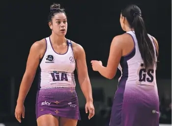  ?? FILE/GETTY ?? Maia Wilson of the Stars said her side were their own worst enemy in the third defeat of the new season.