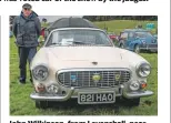  ??  ?? John wilkinson, from levenshall, near kendal, has owned his 1962 Volvo P1800 for 20 years and has partially restored the car during that time.