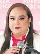  ?? ?? Natzielly Rodríguez,
Fuerza por México