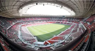  ?? REUTERS ?? AHMED bin Ali Stadium, Al Rayyan, Qatar, Sept. 1, 2022. The general view inside the stadium ahead of the World Cup