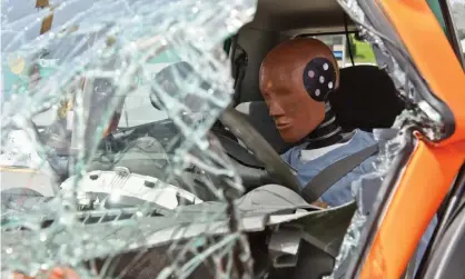  ?? Photograph: Dpa Picture Alliance Archive/Alamy ?? The findings strengthen demands for more biological­ly accurate crash test dummies to investigat­e the impact of collisions on women.