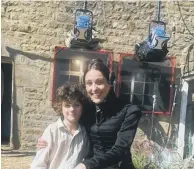  ??  ?? JACK THE LAD: Articulate member Dexter Hughes on the Gentleman Jack set with Suranne Jones.