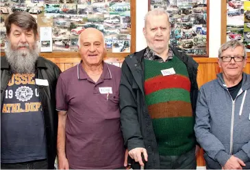  ??  ?? At the newly formed OM:NI are (from left): Russell Oliver ( Longwarry)) Tony Arrigo and Phil Shanahan from Bunyip with meeting facilitato­r John Doutch from Pakenham.