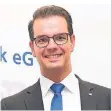  ?? FOTO: HS ?? Stefan Korte wird neues Mitglied im Vorstand der Volksbank.