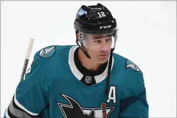  ?? JOSE CARLOS FAJARDO — BAY AREA NEWS GROUP ?? Sharks great Patrick Marleau retired on Tuesday at the age of 42. He played an NHL-record 1,779 regular-season games in 23 seasons.