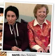  ?? ?? Naive: Mary Robinson, above in 2018, meeting Princess Latifa daughter of Dubai’s ruler