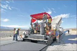  ?? GOBIERNO MENDOZA ?? Une Mendoza con Neuquén. La Justicia paralizó obras. RUTA 40.