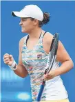  ??  ?? Ashleigh Barty.