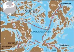  ??  ?? L’archipel de Suède est un fabuleux terrain de jeu, que ce soit pour un raid ou une croisière côtière. Mais n’oubliez pas le GPS !