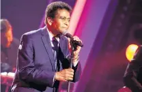  ?? PHOTO: GETTY IMAGES ?? Stage presence . . . Charley Pride performs during the 54th annual CMA Awards at Nashville’s Music City in November.