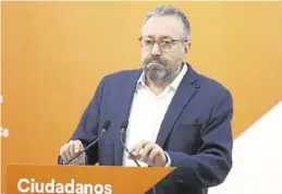  ?? DAVID CASTRO ?? Juan Carlos Girauta, exdiputado en la Cámara Baja.