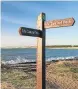  ??  ?? The path at Elie