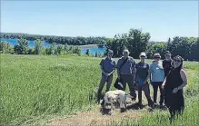  ?? SPECIAL TO THE EXAMINER ?? Supporters gather for the official opening of the newly marked trail system at the park championed by Kawartha Land Trust, Trent Lakes Municipali­ty, Trent Severn Waterway and Buckhorn Trail Associatio­n.