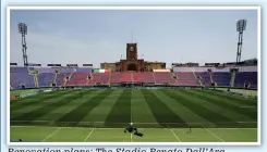  ??  ?? Renovation plans: The Stadio Renato Dall’Ara