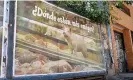  ?? Photograph: Sam Meadows/the Guardian ?? A billboard promoting a vegan diet in Buenos Aires reads: ‘Where are my friends?’