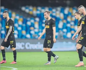  ?? FOTO: GETTY ?? El Inter de Conte mide fuerzas este domingo ante la Sampdoria