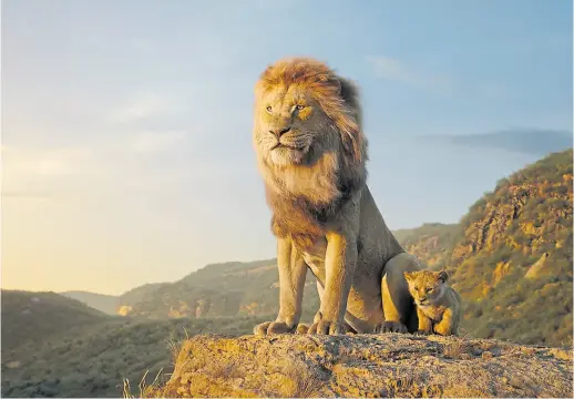  ?? Disney ?? Con recursos de animación novedosos, El rey león llega a la pantalla