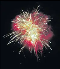  ??  ?? Residents are complainin­g fireworks are keeping them awake in the middle of the night