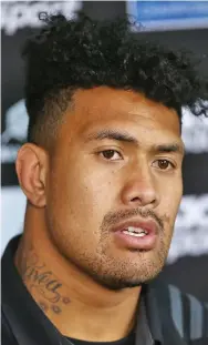  ??  ?? All Blacks No.6 Ardie Savea