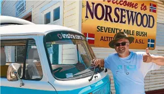  ??  ?? Your columnist gives the North Island town of Norsewood the thumbs-up.