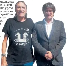  ??  ?? Bentanachs y Puigdemont