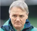  ??  ?? Joe Schmidt is in place until the end of the 2019 World Cup.