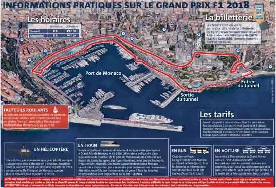  ?? « Grand Prix de Monaco ». TER Paca. Les tickets sont en vente sur le site officiel de la billetteri­e en ligne : www.formulamonaco.com. A récupérer à la billetteri­e de l'ACM ( ,r ue Grimaldi). Renseignem­ents +..... LA : ??