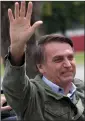  ??  ?? President-elect Jair Bolsonaro