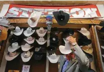  ?? Staff file photo ?? Dress like you’re going to the Freeman Coliseum grounds with headwear from Paris Hatters.