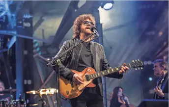  ?? CARSTEN WINDHORST ?? Jeff Lynne’s ELO played Wembley Stadium in London in June 2017. The veteran musician will make one final road run this summer on the Over and Out Tour.