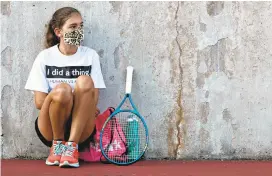  ?? RICK KINTZEL/THE MORNING CALL ?? Grace Daja, a freshman at Liberty High School, waits for instructio­n before practice last week at the high school in Bethlehem.