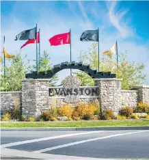  ?? QUALICO ?? Evanston is a master-planned community with plenty of amenities. Prices start in the $270,000s