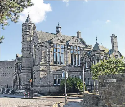  ?? Picture: Kris Miller. ?? Conditions at Kirkcaldy Sheriff Court have been heavily criticised.