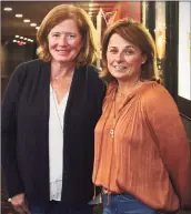  ?? John Breunig/Hearst Connecticu­t Media ?? Greenwich residents Michelle Howe, left, and Kerry Anderson moved the Morning Movie Club to Stamford’s Majestic Theater after the Greenwich cinema closed. The club, which screens films once a month from October to May, also has a chapter in Norwalk.