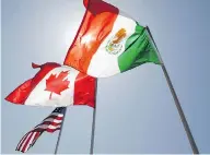  ?? JUDI BOTTONI / THE CANADIAN PRESS FILES ?? Canadian, U.S. and Mexican officials have insisted Mexico-u.s. NAFTA talks are necessary.
