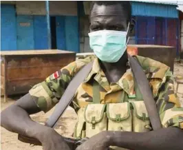  ??  ?? Rebel fighters remain in control of Bentiu, capital of the oilrich Unity State.