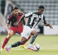  ?? Picture: Getty Images ?? ONE TO WATCH Cray Wanderers winger Jason Banton, right, in action during his time at EFL club Plymouth Argyle