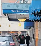  ?? [ASSOCIATED PRESS FILE PHOTO] ?? An eight-hour daytime stay at the RitzCarlto­n hotel in Cleveland will run you $199 plus tax. If you decide to make it an overnight stay, add another $200 to the tab.