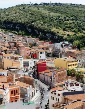  ??  ?? Stage 1 of this centenary edition Giro showcased the best of a spruced-up Sardinia