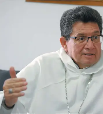  ?? ?? Monseñor Ómar Sánchez Cubillos.