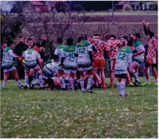  ??  ?? Malgré un essai collectif à l’heure de jeu, la JSC n’a pas réussi à refaire son retard dans ce match.