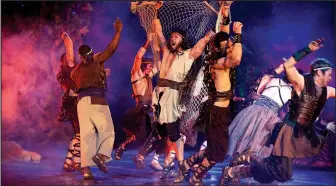  ?? Courtesy Photo ?? Samson fights for his life in the new production opening this spring at Sight & Sound Theatre in Branson.