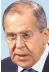  ??  ?? Sergey Lavrov