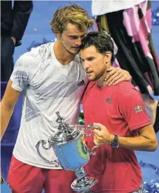  ?? Robert Deutsch-USA TODAY Sports ?? NextGen: Dominic Thiem, right, and Alexander Zverev are the leading players in the next generation of men ’ s tennis. /