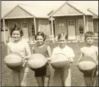  ??  ?? Basic: Minehead chalets in the ’30s