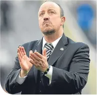  ??  ?? Newcastle United boss Rafa Benitez