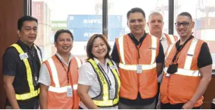  ?? Contribute­d photo ?? (From left) IETC personnel Joseph Jude Tuazon, Jules De Leon and General Manager Grenaline Argota with MICT Informatio­n Technology systems and services Director reynaldo Mark cruz Jr., MICT Global Director Phillip Marsham, and MICT Human resources Director Jose carlo s. Javier.