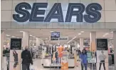  ?? MARK RALSTON, AFP/ GETTY IMAGES ?? Sears is one of the retailers facing a “perfect storm.”